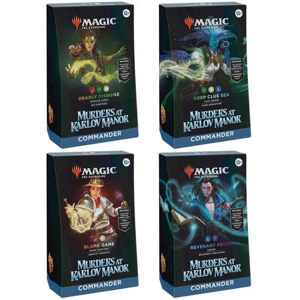 Magic: The Gathering - Murders at Karlov Commander Decks (Set of 4)