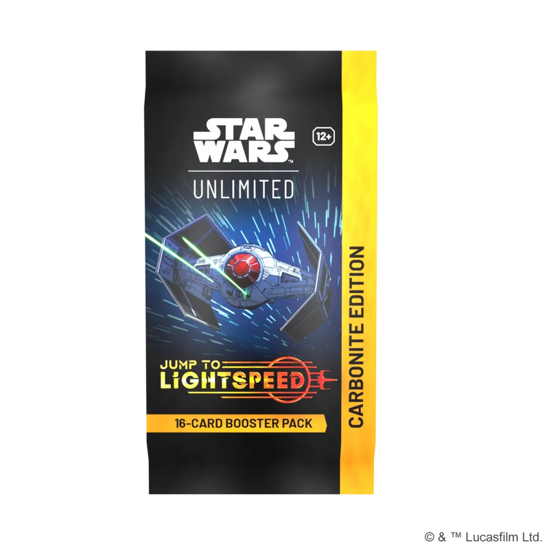 Star Wars: Unlimited - Jump to Lightspeed Carbonite Booster Display