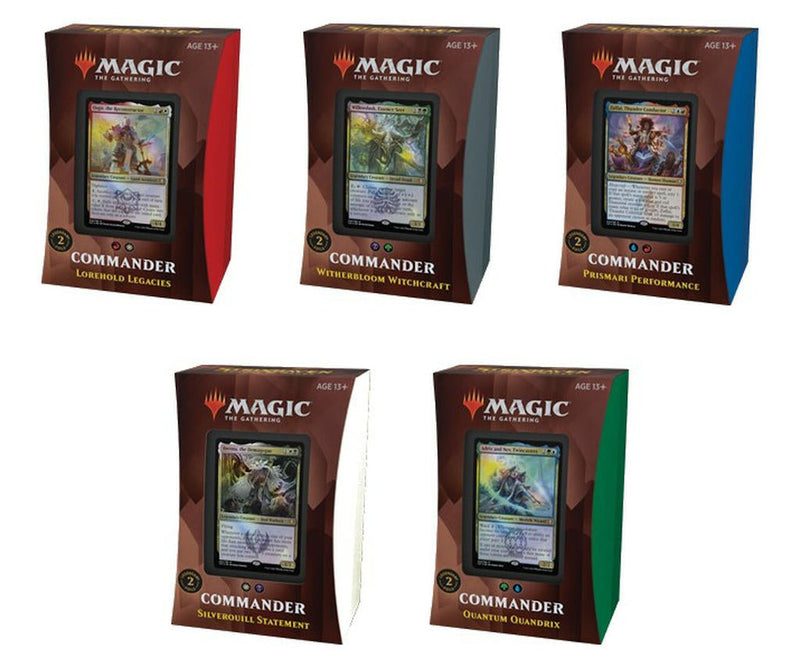 Magic: The Gathering - Strixhaven: School of Mages Commander Decks (set of 5)