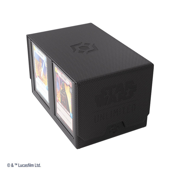 GameGenic: Star Wars Unlimited Deck Double Pod - Black