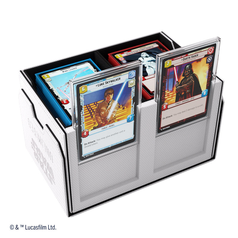 GameGenic: Star Wars Unlimited Deck Double Pod - White/Black