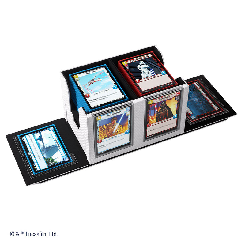 GameGenic: Star Wars Unlimited Deck Double Pod - White/Black