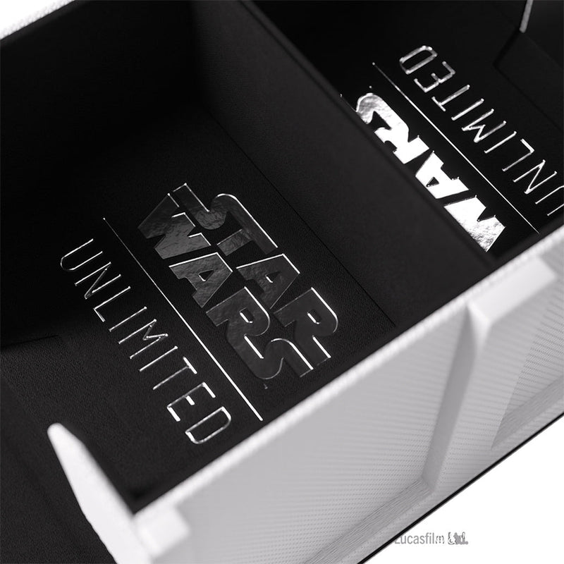 GameGenic: Star Wars Unlimited Deck Double Pod - White/Black