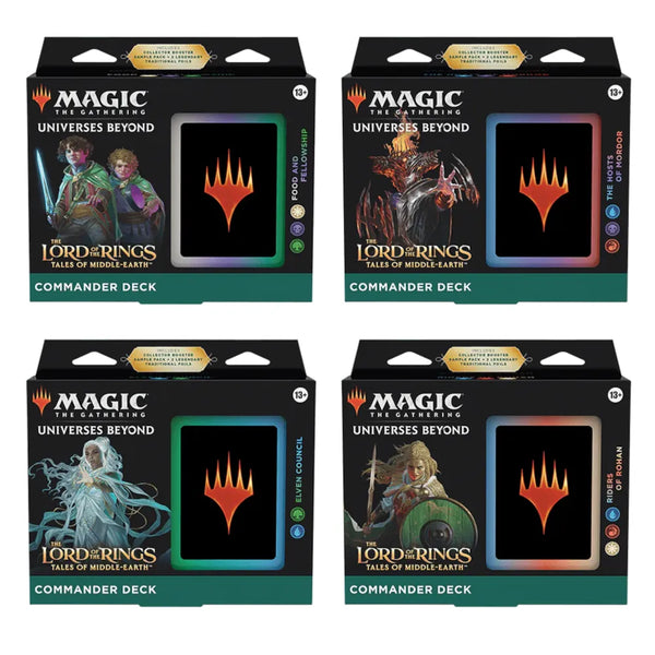 Magic: The Gathering - Lord of the Rings Tales of Middle-Earth Commander Decks (Set of 4)